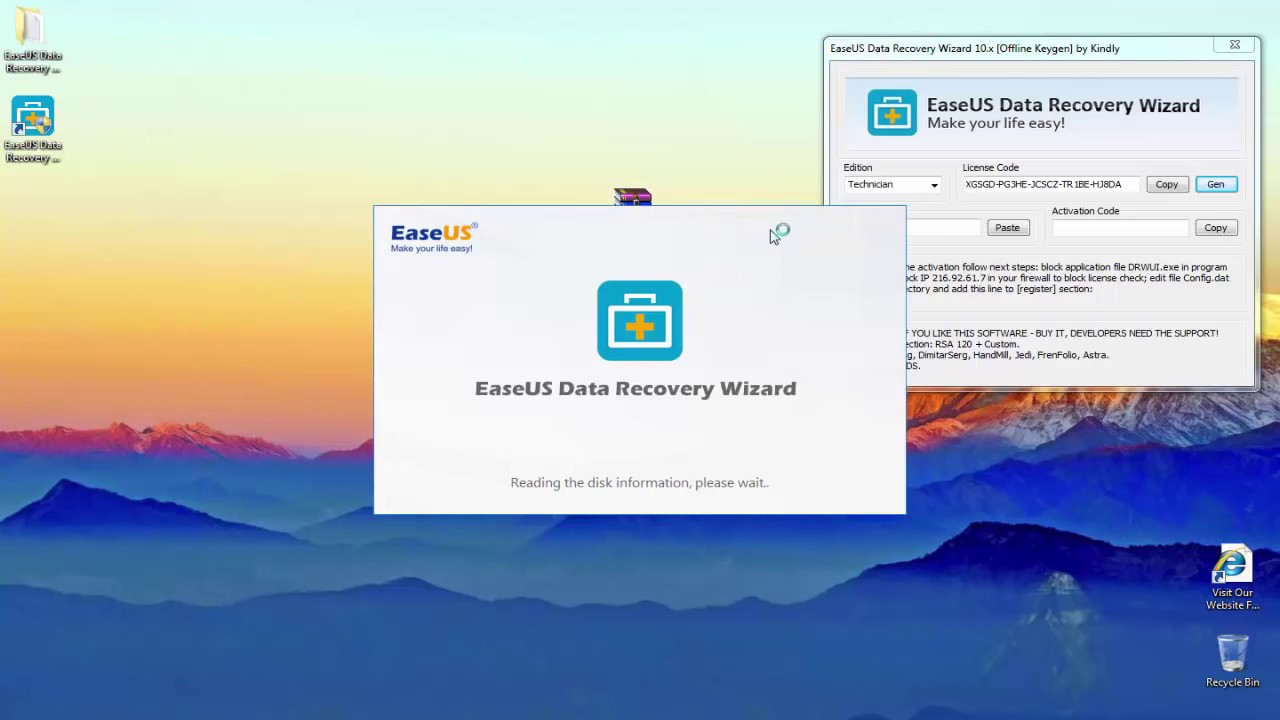 easeus data recovery wizard professional serial